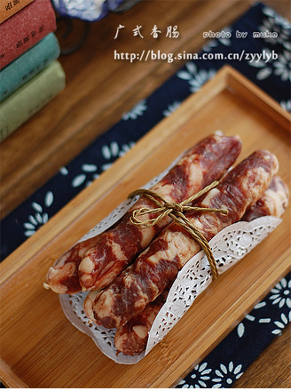 Cantonese Sausage recipe