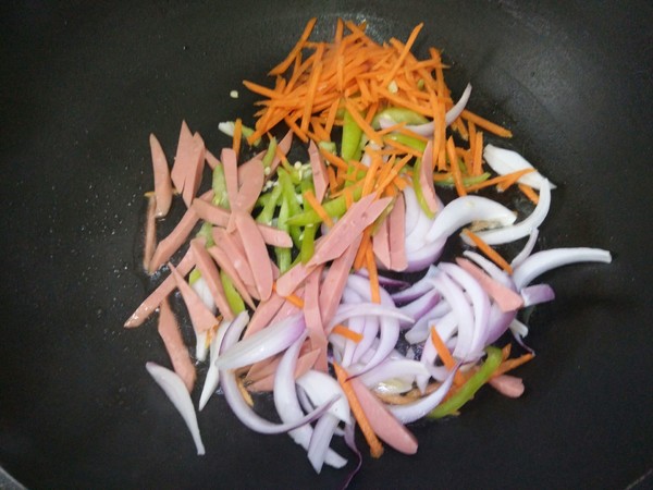 Fried Noodles with Vegetables recipe