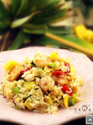 Thai Style Pineapple Fried Rice recipe