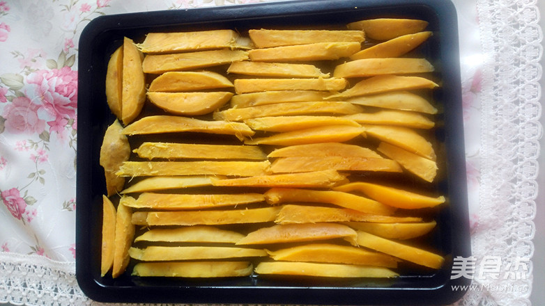 Roasted Dried Sweet Potatoes recipe