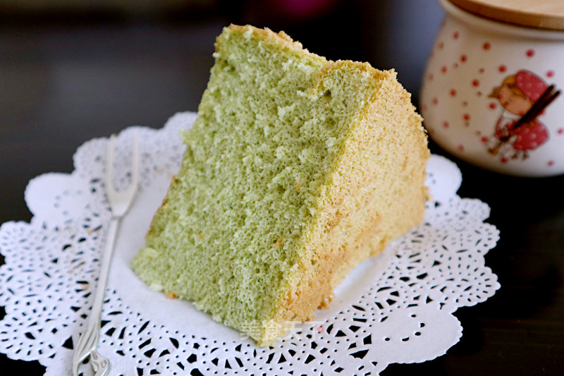 Spinach Chiffon Cake recipe