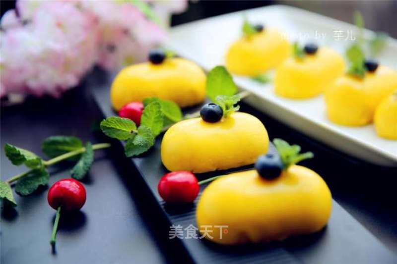 #the 4th Baking Contest and is Love to Eat Festival#mango Glazed Mousse Cake