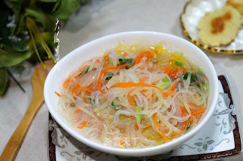 Radish Sticks Vermicelli Soup recipe