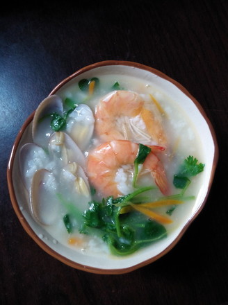 Seafood and Vegetable Porridge