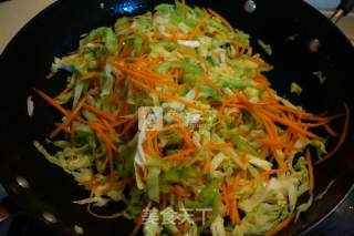 Vegetarian Fried Liangpi recipe