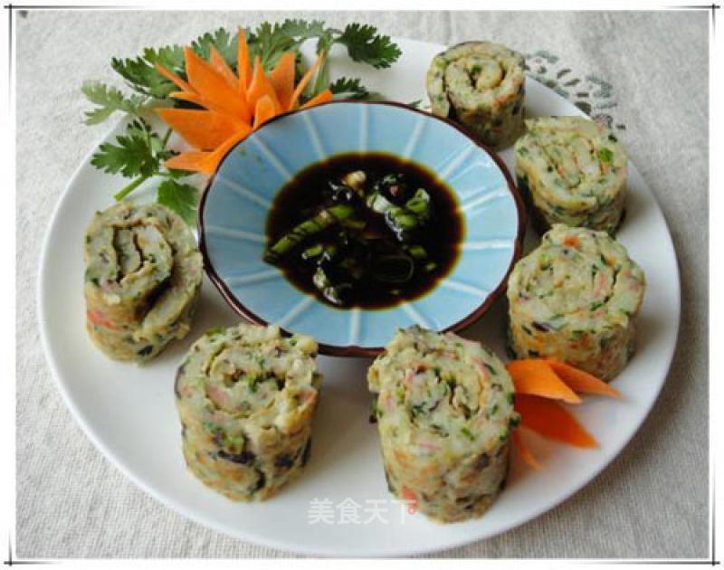 Leek and Mushroom Cake recipe