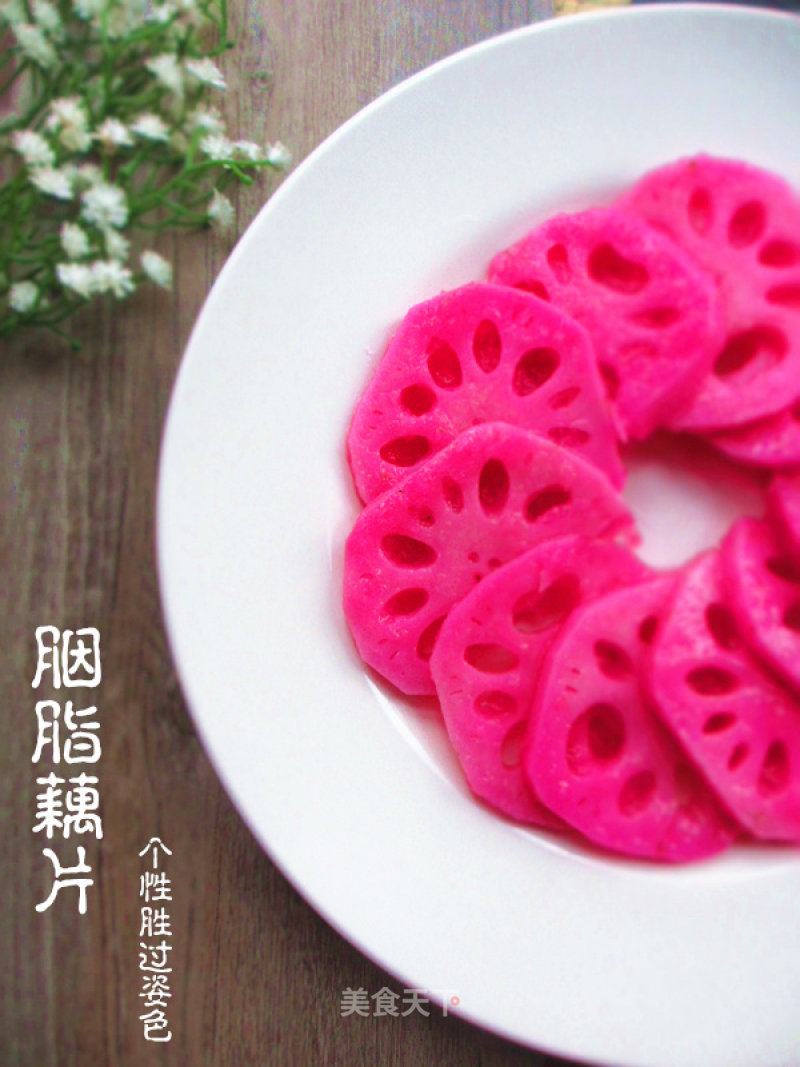 Rouge Lotus Root Slices