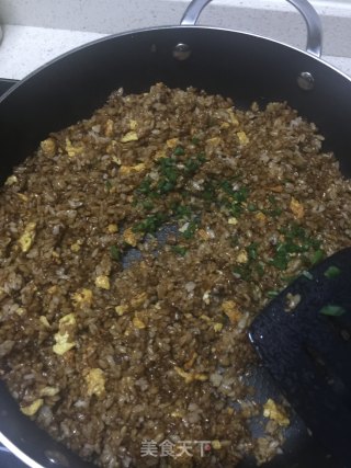 #信之美# Fried Rice with Lard Residue and Soy Sauce recipe