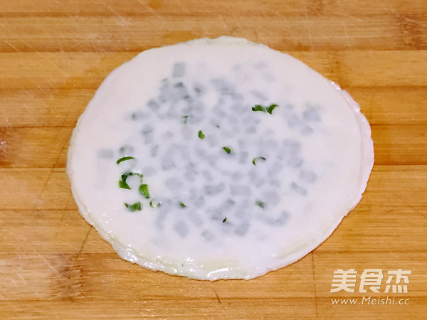 Dumpling Crusted Scallion Pancake recipe