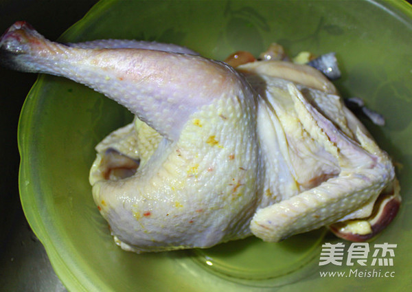 Braised Chicken with Mountain Mushrooms recipe