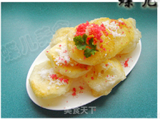 Fried Glutinous Rice Cake with Lei Cha recipe