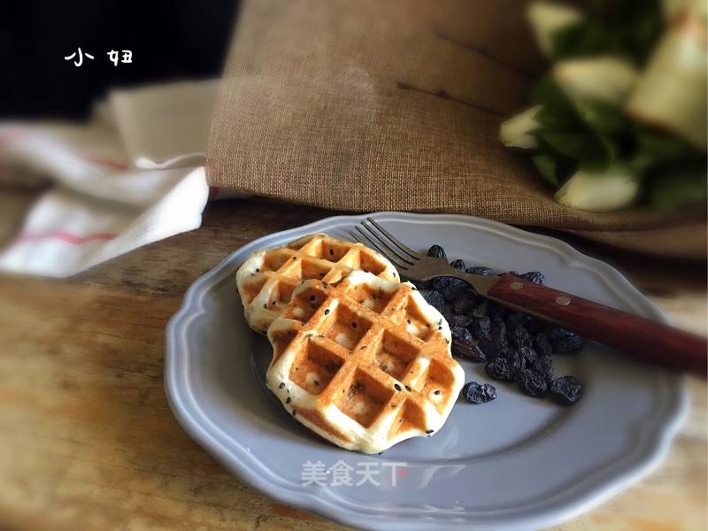 # Fourth Baking Contest and is Love to Eat Festival#black Sesame Waffle