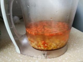 Carrot Chestnut Corn Juice recipe