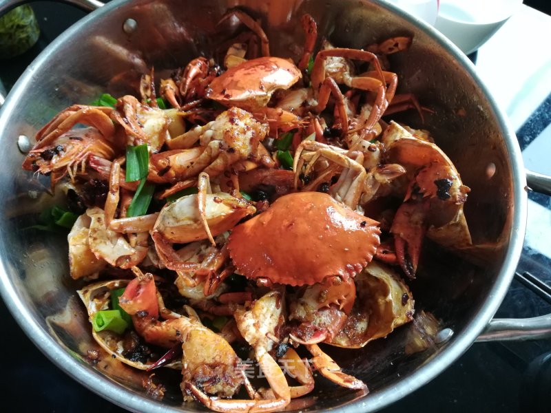 Spicy Shrimp and Crab Pot recipe