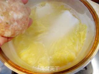 【yangzhou】crab Noodle Lion Head recipe