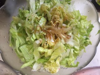 Crab Fillet Lettuce Salad Cup recipe