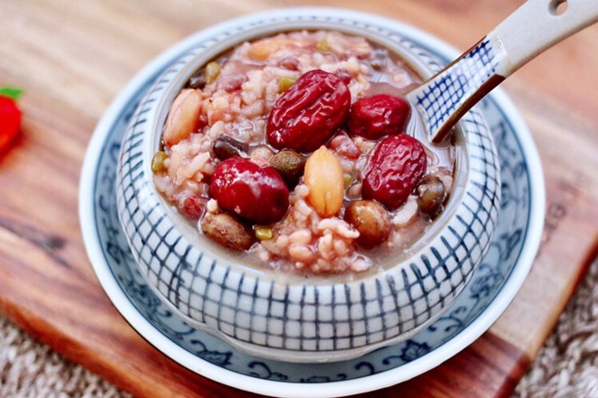 Eight Treasures Brown Sugar Congee recipe