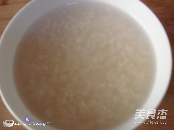 Pear Congee with Rock Sugar recipe