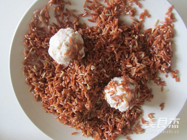 Red Rice Tofu Meatballs recipe
