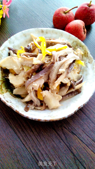 Refreshing Oyster Mushroom with Garlic recipe