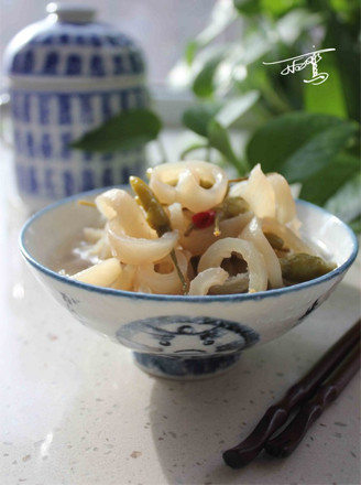 Pickled Pepper Pork Skin recipe