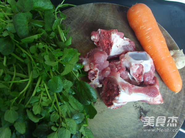 Pork Bone Pot Watercress recipe