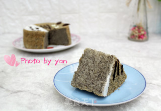 #四session Baking Contest and is Love to Eat Festival# My Neighbor Totoro Black Sesame Chiffon Cake recipe
