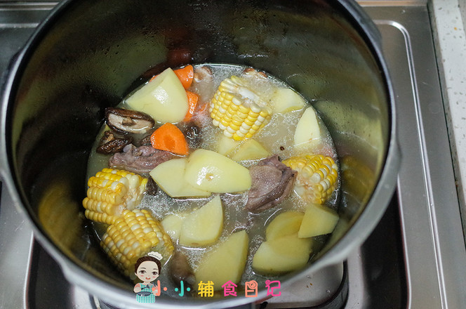 Corn Vegetable Duck Soup Over 36 Months Old recipe