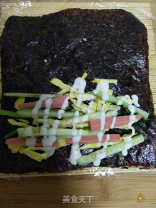 Spinach Double Sushi recipe