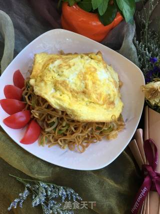 Fried Noodles with Cumin recipe