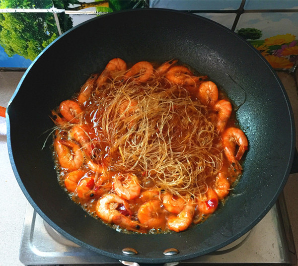 Vermicelli Shrimp Claypot recipe