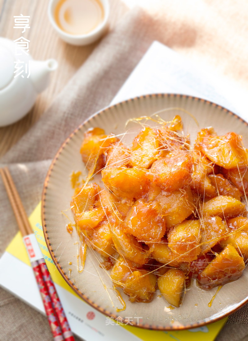 [the Delicacy that Made Wang Yuan Cry] Candied Sweet Potatoes recipe