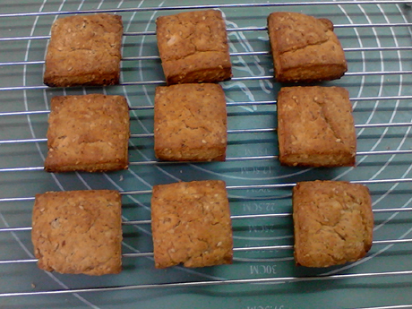 Jackfruit Core Sesame Scones recipe