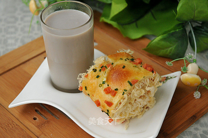 Chive Pork Floss Rolls recipe