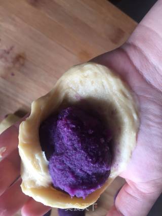 Tiger Skin Paste (purple Sweet Potato Cake File Version) recipe