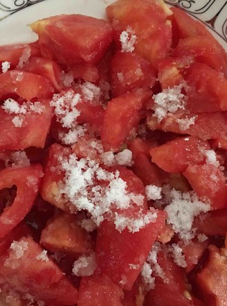 Tomatoes Mixed with Sugar recipe