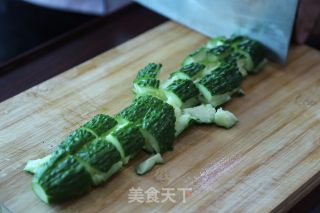Cucumber Fungus with Mustard Spicy Salad recipe