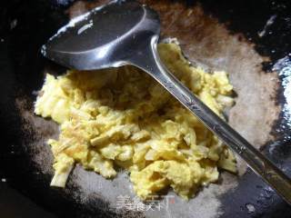 Scrambled Eggs with Lamb Tail and Bamboo Shoots recipe