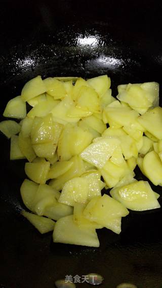 Squid Fried Potatoes recipe