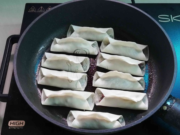 Red Cabbage and Fresh Pork Pot Stickers recipe