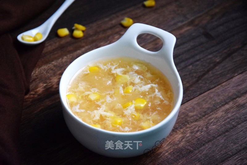 Egg Tremella Corn Soup recipe