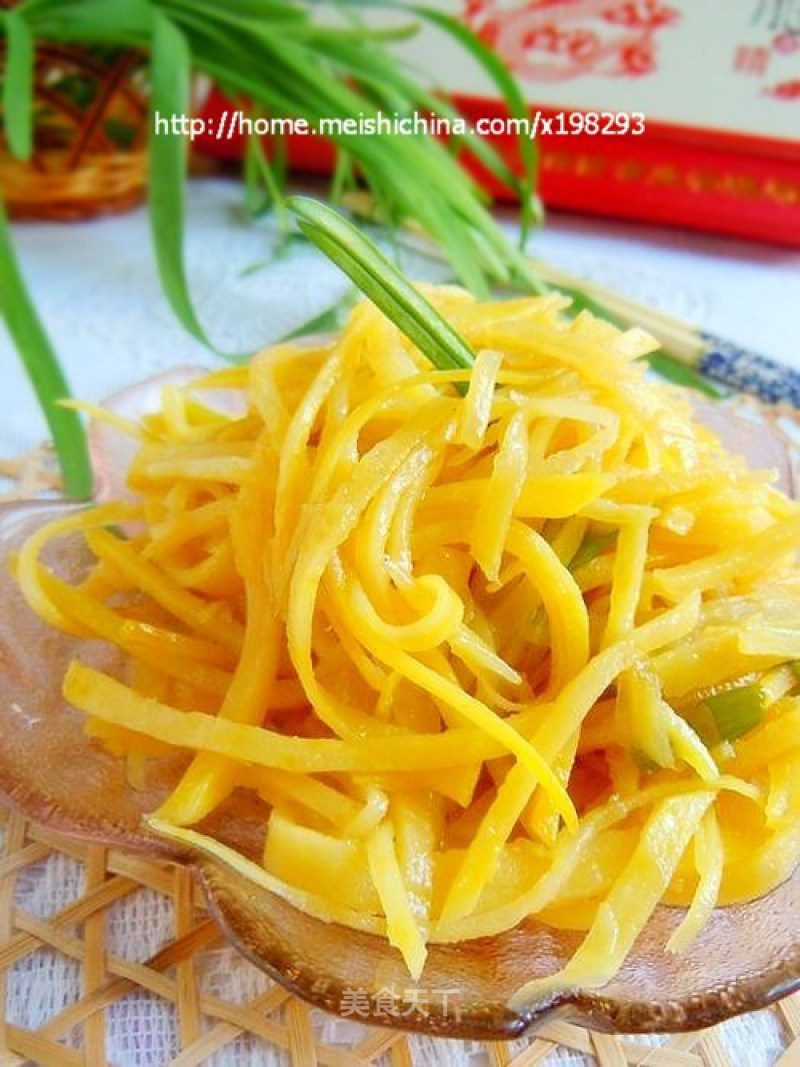 Vinegar Sweet Potato Shreds recipe