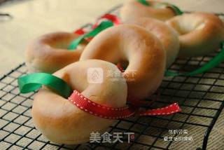 #aca烤明星大赛#milk Fragrant Bagels recipe