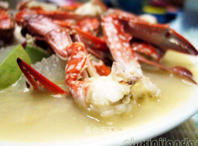 Flower Crab and Winter Melon Soup recipe