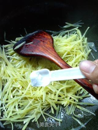 Scallion Potato Shreds recipe