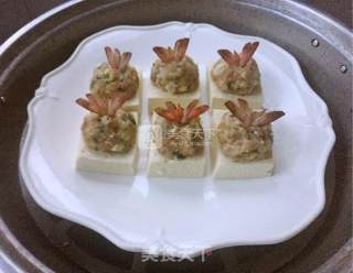 Pearl Shrimp Ball Tofu Treasure Box recipe