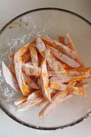 Baked Pumpkin with Salted Egg Yolk recipe
