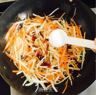 Vegetarian Stir-fried Double Silk recipe