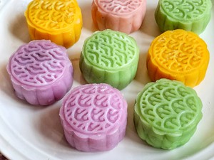 Non-steaming, Sweet and Glutinous Oreo Snowy Mooncakes, Delicious recipe