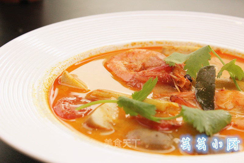 [yun Yun Xiao Chu] Thai Appetizer Soup——tom Yum Goong Seafood Soup